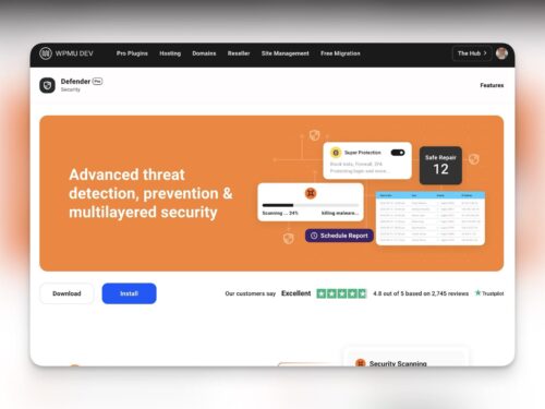 Defender <br>Håll sajten säker