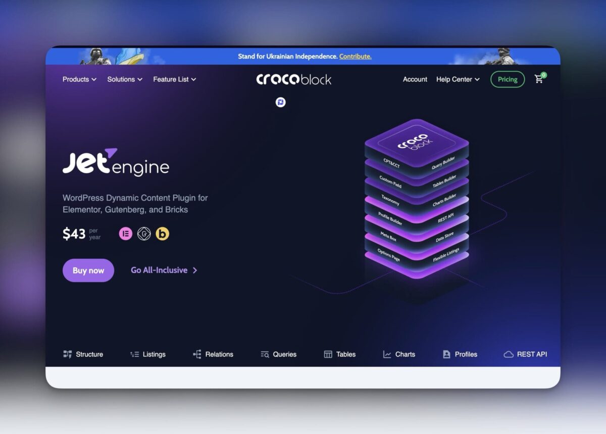 JetEngine <br>Multiverktyg för webbutvecklare