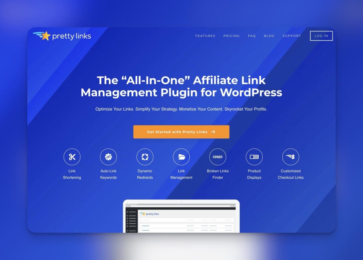 PrettyLinks <br>Hantera affiliatelänkar