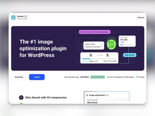 Smush <br>Optimera bilder
