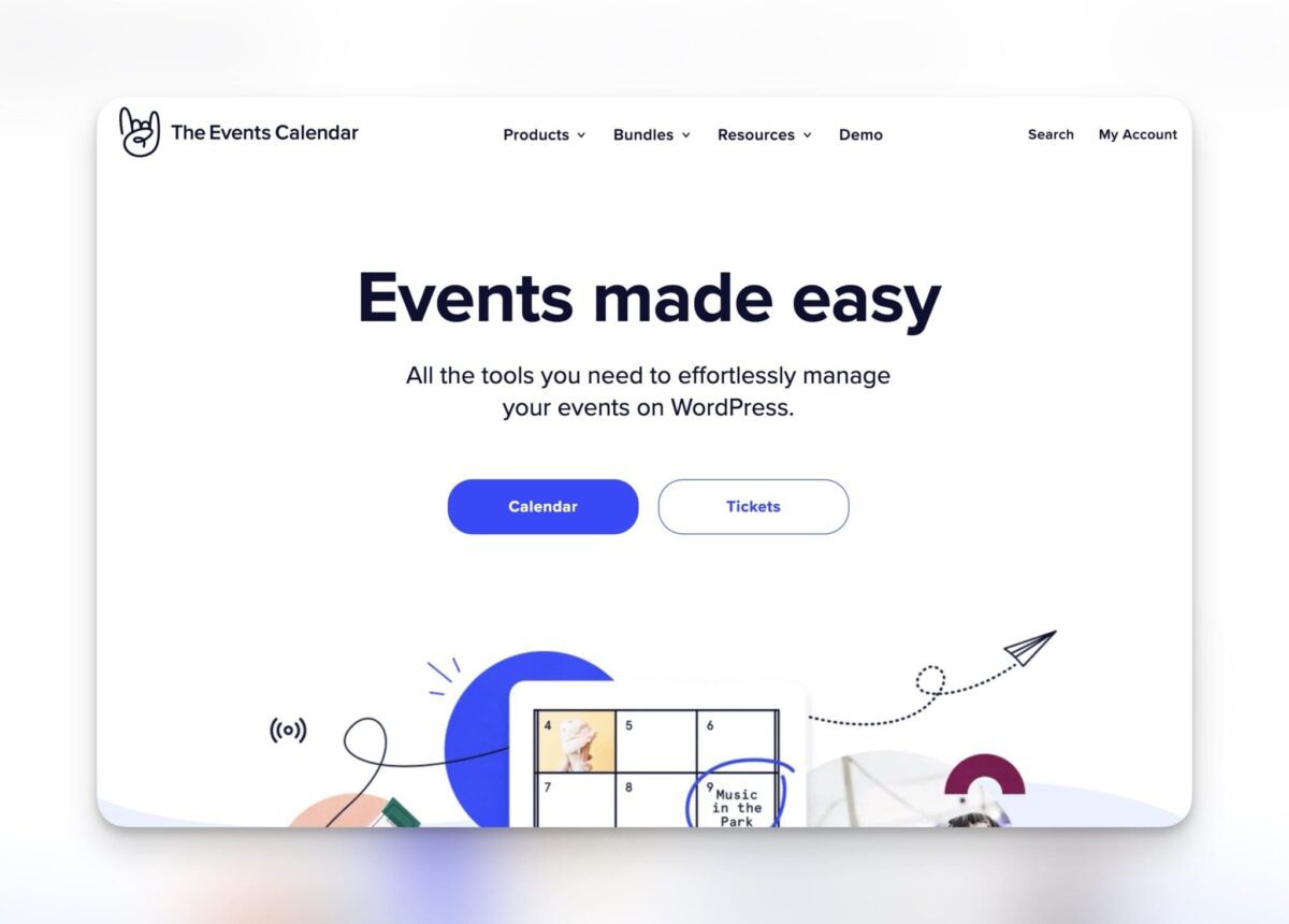 The Events Calendar <br>Snygg och funktionell kalender