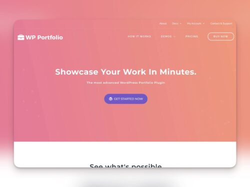 WP Portfolio <br>Avancerad portfolio med filtrering